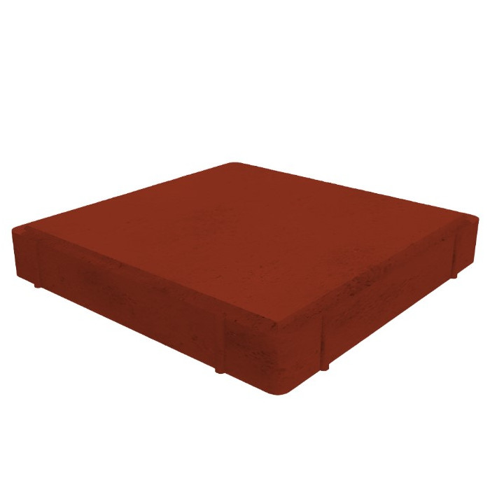 Квадратная тротуарная плитка 500х500х70 мм Красный
